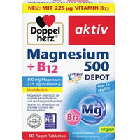 Produktbild von Doppelherz aktiv Magnesium 500 + B12 Tabletten für Sportler
