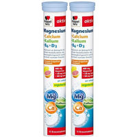 Produktbild von Doppelherz aktiv Magnesium Calcium Kalium B6 D3 Brausetabletten