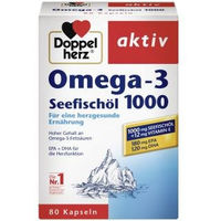 Produktbild von Doppelherz aktiv Omega-3 Seefischöl 1000 Kapseln 300 Stück