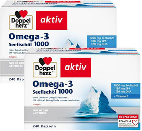 Doppelherz aktiv Omega-3 Seefischöl 1000 Kapseln – Bild 1 von 1