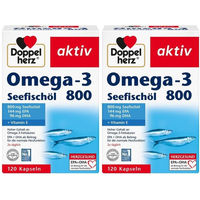 Produktbild von Doppelherz aktiv Omega-3 Seefischöl 800 Kapseln für Erwachsene 240 Stück