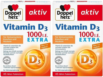 Doppelherz aktiv Vitamin D 1000 I.E. Tabletten – Bild 1 von 1