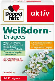 Doppelherz aktiv Weißdorn Dragees mit pflanzlichem Ursprung – Bild 1 von 2