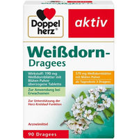 Produktbild von Doppelherz aktiv Weißdorn Dragees mit pflanzlichem Ursprung