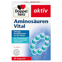 Doppelherz Aminosäuren Vital Kapseln glutenfrei und laktosefrei 30 Stück – Bild 1 von 3