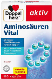 Doppelherz Aminosäuren Vital Kapseln mit Eiweißbausteinen 100 Stück – Bild 1 von 4