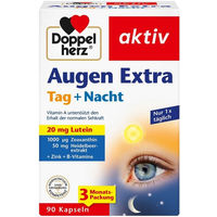 Produktbild von Doppelherz Augen Extra Tag+Nacht Vitamin-Kombination Kapseln glutenfrei und laktosefrei 90 Stück