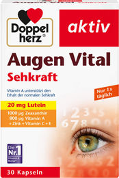 Doppelherz Augen Vital Sehkraft Vitamin-Kombination Kapseln 30 Stück – Bild 1 von 1