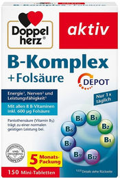 Doppelherz B-Komplex + Folsäure Tabletten 150 Stück – Bild 1 von 2