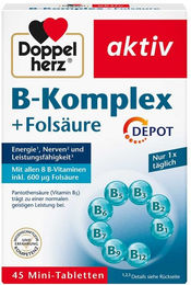 Doppelherz B-Komplex + Folsäure Tabletten 45 Stück – Bild 1 von 2