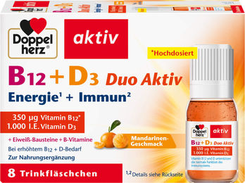 Doppelherz B12 + D3 Duo Akti Ampullen 8 Stück – Bild 1 von 1