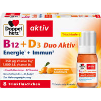 Produktbild von Doppelherz B12 + D3 Duo Akti Ampullen 8 Stück