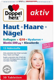 Doppelherz Beauty-Kollagen-Kombi Haut Haare Nägel Tabletten 30 Stück – Bild 1 von 1