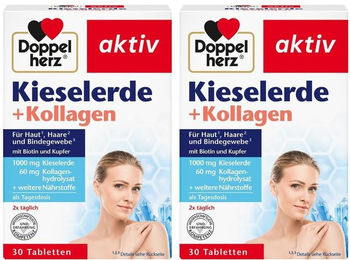 Doppelherz Beauty-Kollagen-Kombi Kieselerde und Kollagen Tabletten – Bild 1 von 2