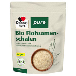 Doppelherz Bio Flohsamenschalen Pure Pulver 200 g laktosefrei und glutenfrei – Bild 1 von 5
