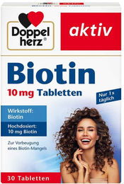 Doppelherz Biotin 10 mg Tabletten für Schwangere und Stillende 30 Stück – Bild 1 von 3