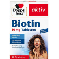 Produktbild von Doppelherz Biotin 10 mg Tabletten für Schwangere und Stillende 30 Stück