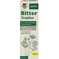 Produktbild von Doppelherz Bitter Tropfen Pure mit Kräuter-Komplex vegan ohne Zusatzstoffe 50 ml