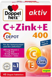Doppelherz C + Zink + E Depot Tabletten vegan – Bild 1 von 1