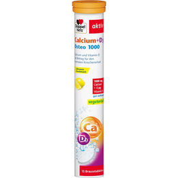 Doppelherz Calcium + D3 Osteo 1000 Brausetabletten 15 Stück – Bild 1 von 1