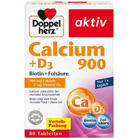 Produktbild von Doppelherz Calcium + D3 Tabletten 80 Stück