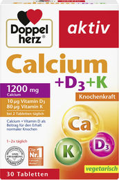 Doppelherz Calcium + Vitamin D3 Tabletten – Bild 1 von 1