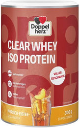 Doppelherz Clear Whey Iso Protein Pulver Pfirsich-Eistee 300 g – Bild 1 von 4