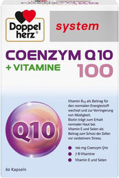 Doppelherz Coenzym Q10 100 Ubiquinon mit Vitaminen Kapseln 60 Stück – Bild 1 von 1