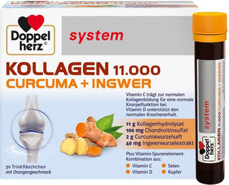 Doppelherz Collagen 11.000 mit Curcuma und Ingwer Flüssig 750 ml – Bild 1 von 2