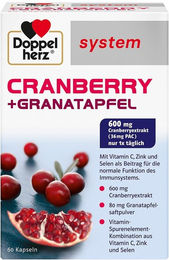 Doppelherz Cranberry + Granatapfel system Kapseln 60 Stück – Bild 1 von 2