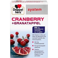 Produktbild von Doppelherz Cranberry + Granatapfel system Kapseln 60 Stück