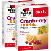 Produktbild von Doppelherz Cranberry + Kürbis Kapseln glutenfrei und laktosefrei 60 Stück