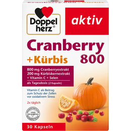 Doppelherz Cranberry und Kürbis Kapseln 30 Stück – Bild 1 von 1