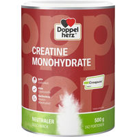 Produktbild von Doppelherz Creatine Monohydrate mit Creapure Pulver vegan und ohne Zusatzstoffe