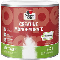 Produktbild von Doppelherz Creatine Monohydrate Pulver mit Creapure vegan und ohne Zusatzstoffe 250 g
