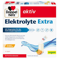 Produktbild von Doppelherz Elektrolyte Extra Orangen-Geschmack Vegan 20 Sticks