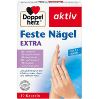 Produktbild von Doppelherz Feste Nägel Extra Kapseln mit Zink, Biotin und Selen, 30 Stück