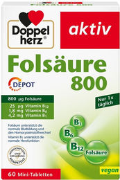 Doppelherz Folsäure 800 Depot Tabletten 60 Stück – Bild 1 von 2