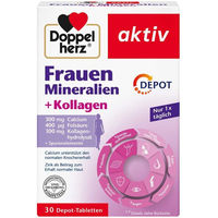 Produktbild von Doppelherz Frauen Mineralien und Kollagen Depot Tabletten 30 Stück