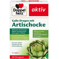 Produktbild von Doppelherz Galle-Dragees mit Artischocke 50 Stück