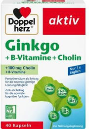 Doppelherz Ginkgo mit B-Vitaminen und Cholin Kapseln – Bild 1 von 2