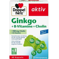 Produktbild von Doppelherz Ginkgo mit B-Vitaminen und Cholin Kapseln