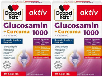 Doppelherz Glucosamin + Curcuma 1000 Kapseln – Bild 1 von 2