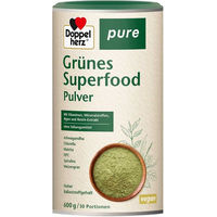 Produktbild von Doppelherz Grünes Superfood Pure Superfood-Mischung Pulver vegan glutenfrei laktosefrei 600 g
