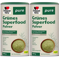 Produktbild von Doppelherz Grünes Superfood pure Superfood-Mischung Pulver vegan glutenfrei laktosefrei vegetarisch