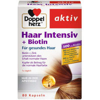 Produktbild von Doppelherz Haar Intensiv Biotin-Komplex Kapseln für Erwachsene 80 Stück