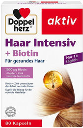 Doppelherz Haar Intensiv Kapseln mit Zink, Biotin und Selen – Bild 1 von 1