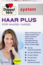 Doppelherz Haar Plus System Kapseln mit Biotin-Komplex 30 Stück – Bild 1 von 1