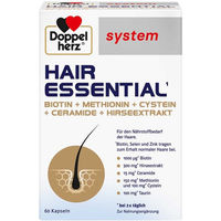 Produktbild von Doppelherz Hair Essential System Kapseln mit Zink, Biotin und Selen 60 Stück