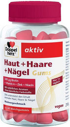 Doppelherz Haut Haare Nägel Gummis mit Zink Biotin Selen vegan 60 Stück – Bild 1 von 3